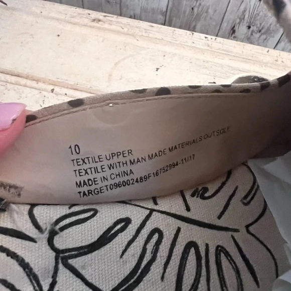 Dolce Vita Animal Print Espadrille Slip On Mules 10 - Picture 4 of 5